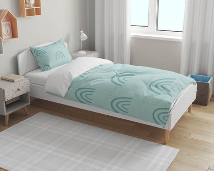 Plain Bows Comforter Set