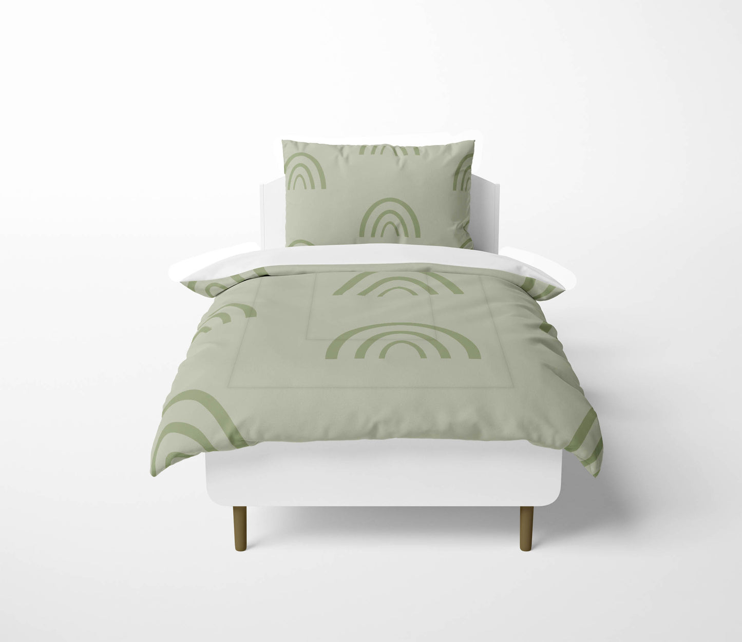 Plain Bows Comforter Set
