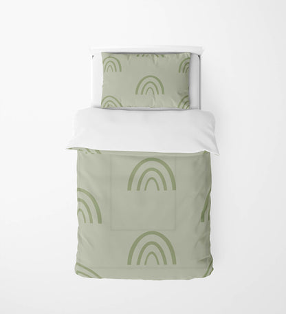 Plain Bows Comforter Set