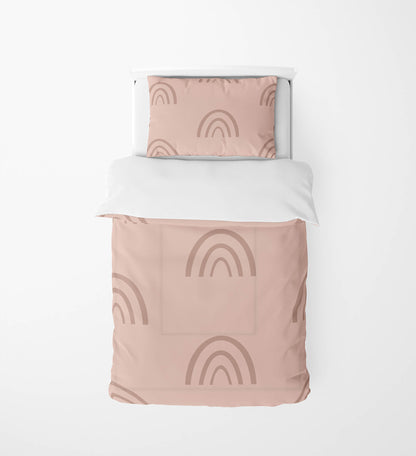 Plain Bows Comforter Set