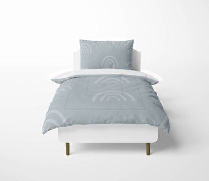 Plain Bows Comforter Set