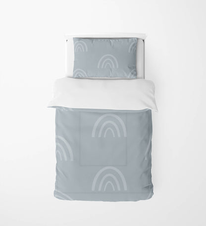 Plain Bows Comforter Set