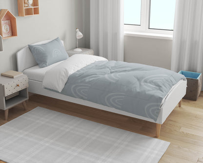 Plain Bows Comforter Set