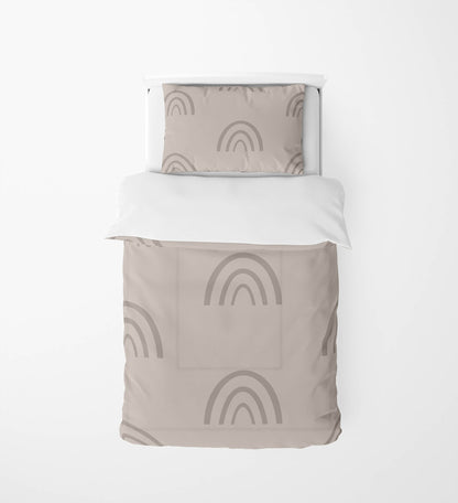 Plain Bows Comforter Set