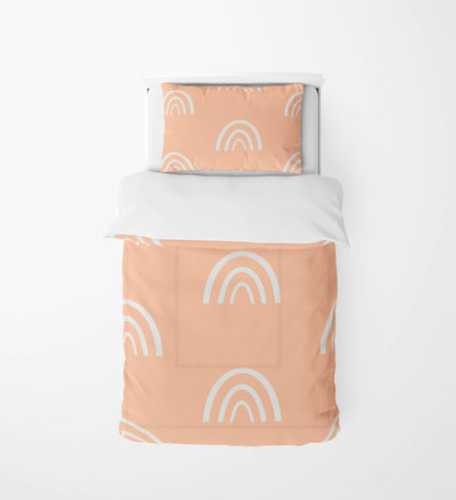 Plain Bows Comforter Set