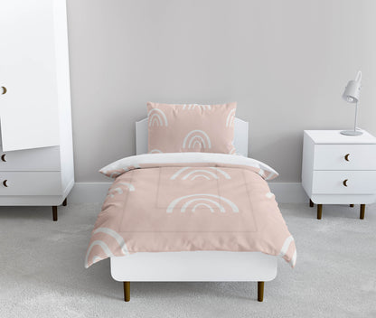 Plain Bows Comforter Set
