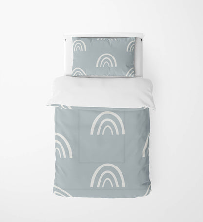 Plain Bows Comforter Set