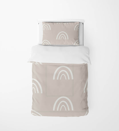 Plain Bows Comforter Set