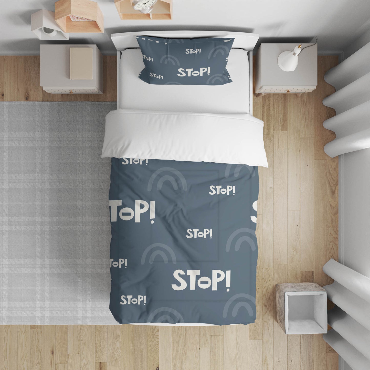 Stop Comforter Set