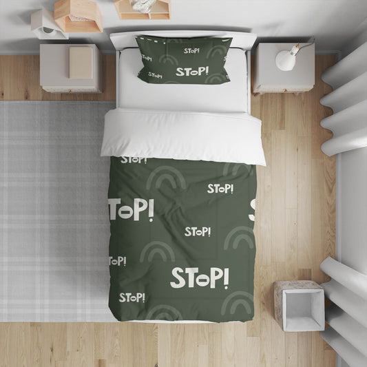 Stop Comforter Set