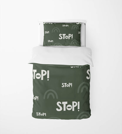 Stop Comforter Set