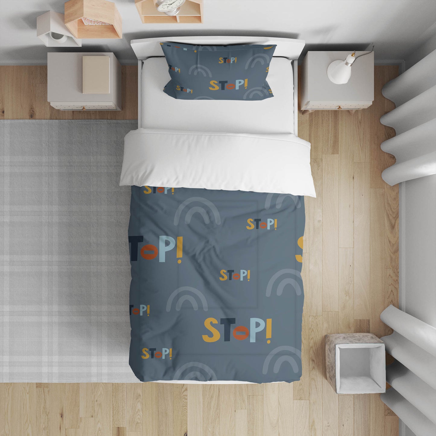 Stop Comforter Set