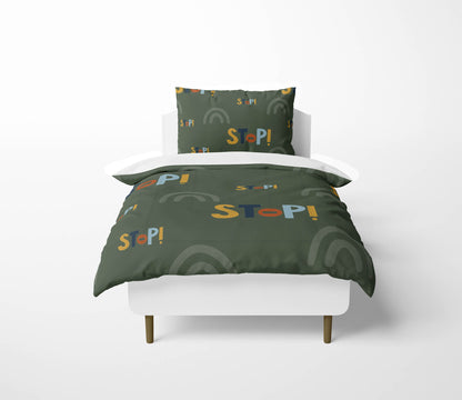 Stop Comforter Set