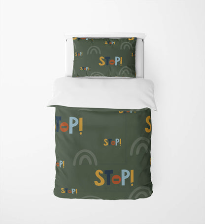 Stop Comforter Set