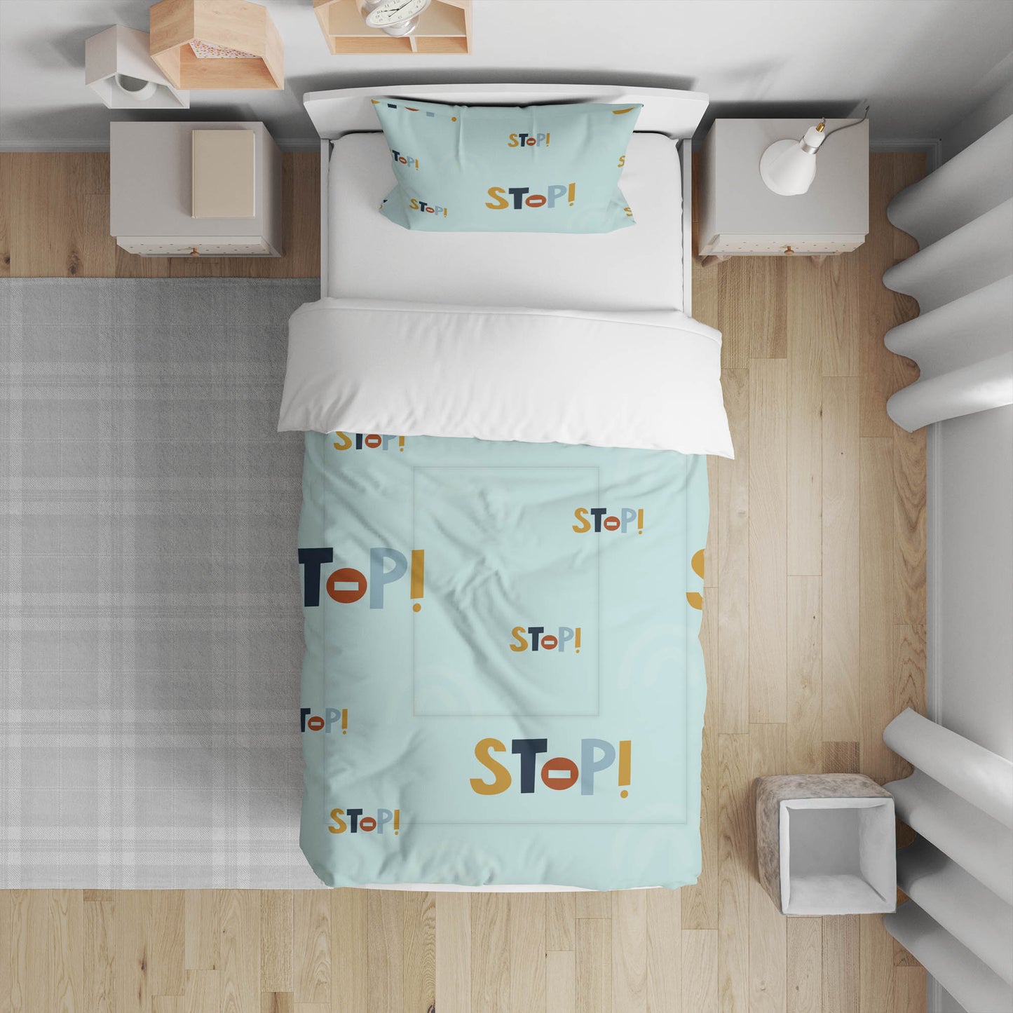 Stop Comforter Set