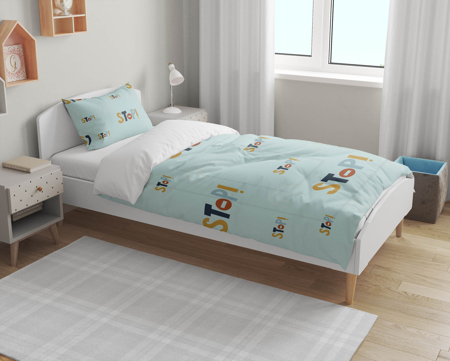 Stop Comforter Set