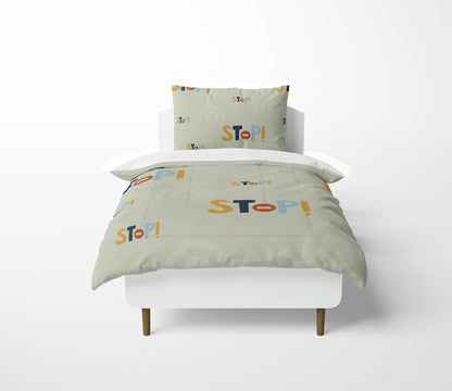 Stop Comforter Set