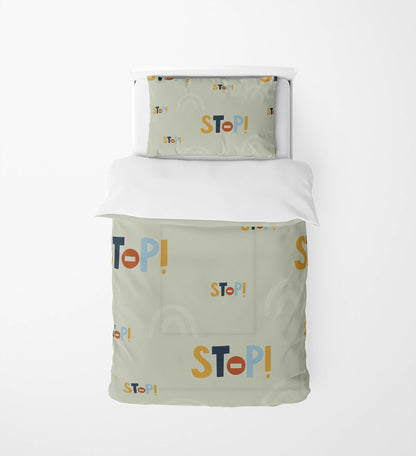 Stop Comforter Set