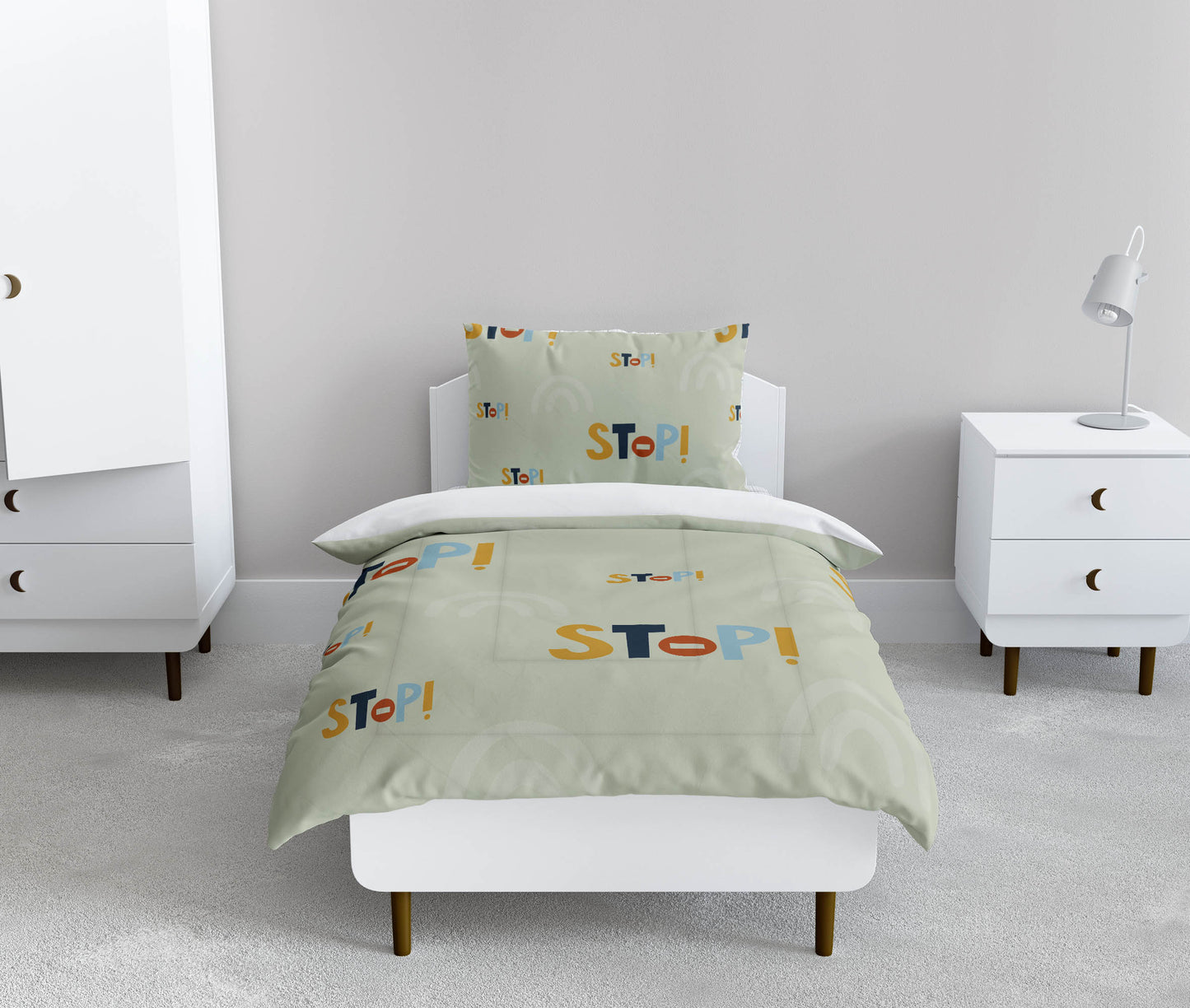 Stop Comforter Set