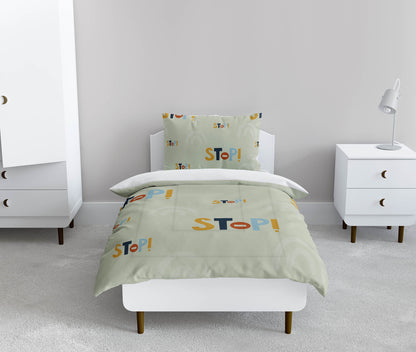 Stop Comforter Set