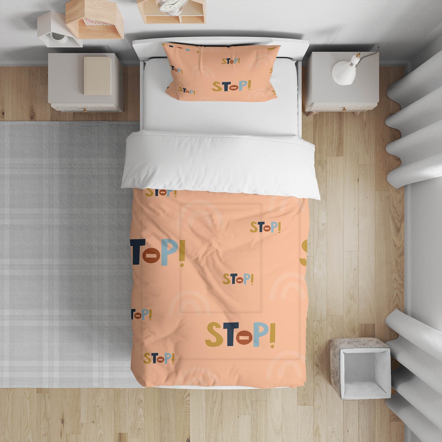 Stop Comforter Set
