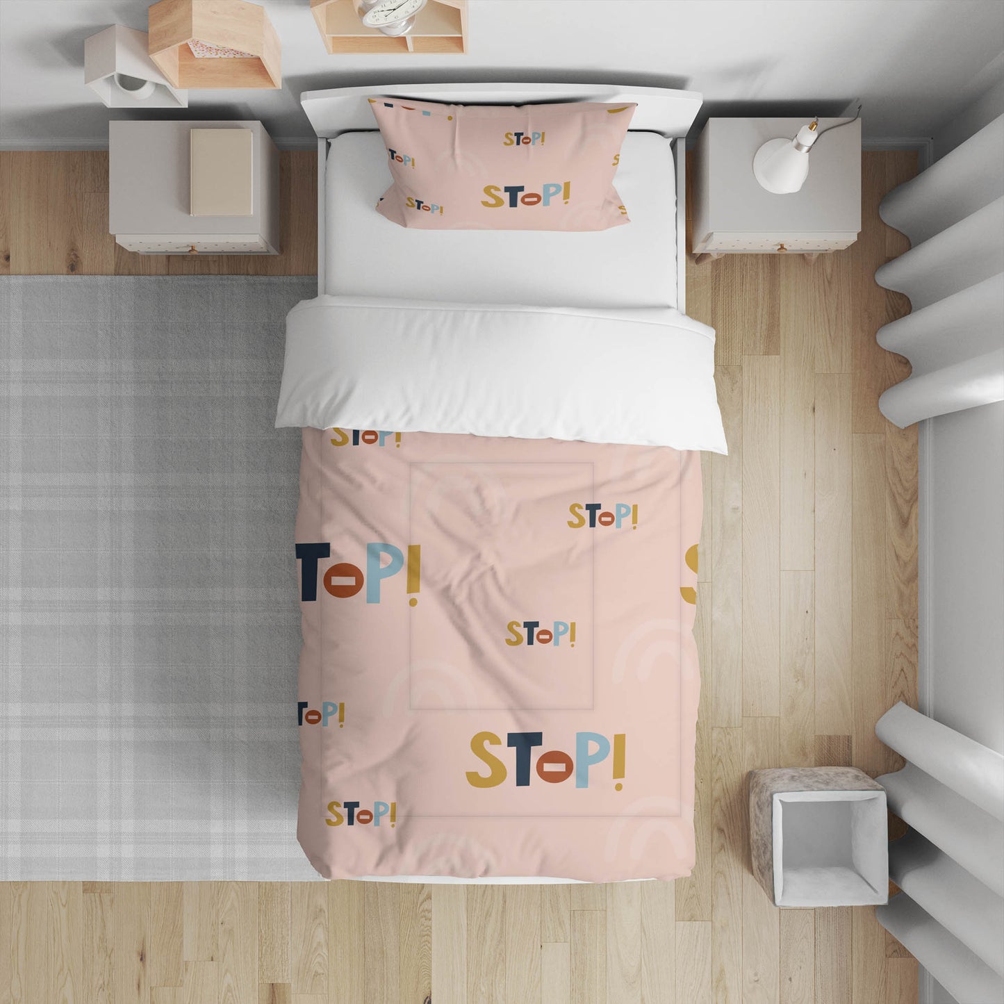 Stop Comforter Set
