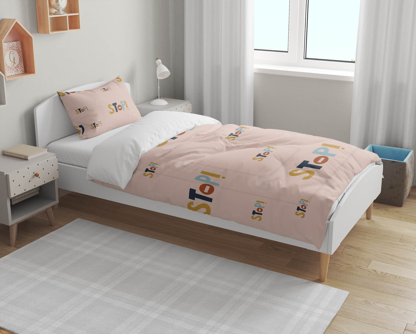 Stop Comforter Set