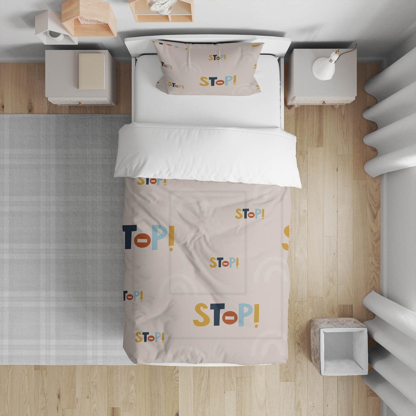 Stop Comforter Set