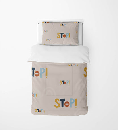 Stop Comforter Set
