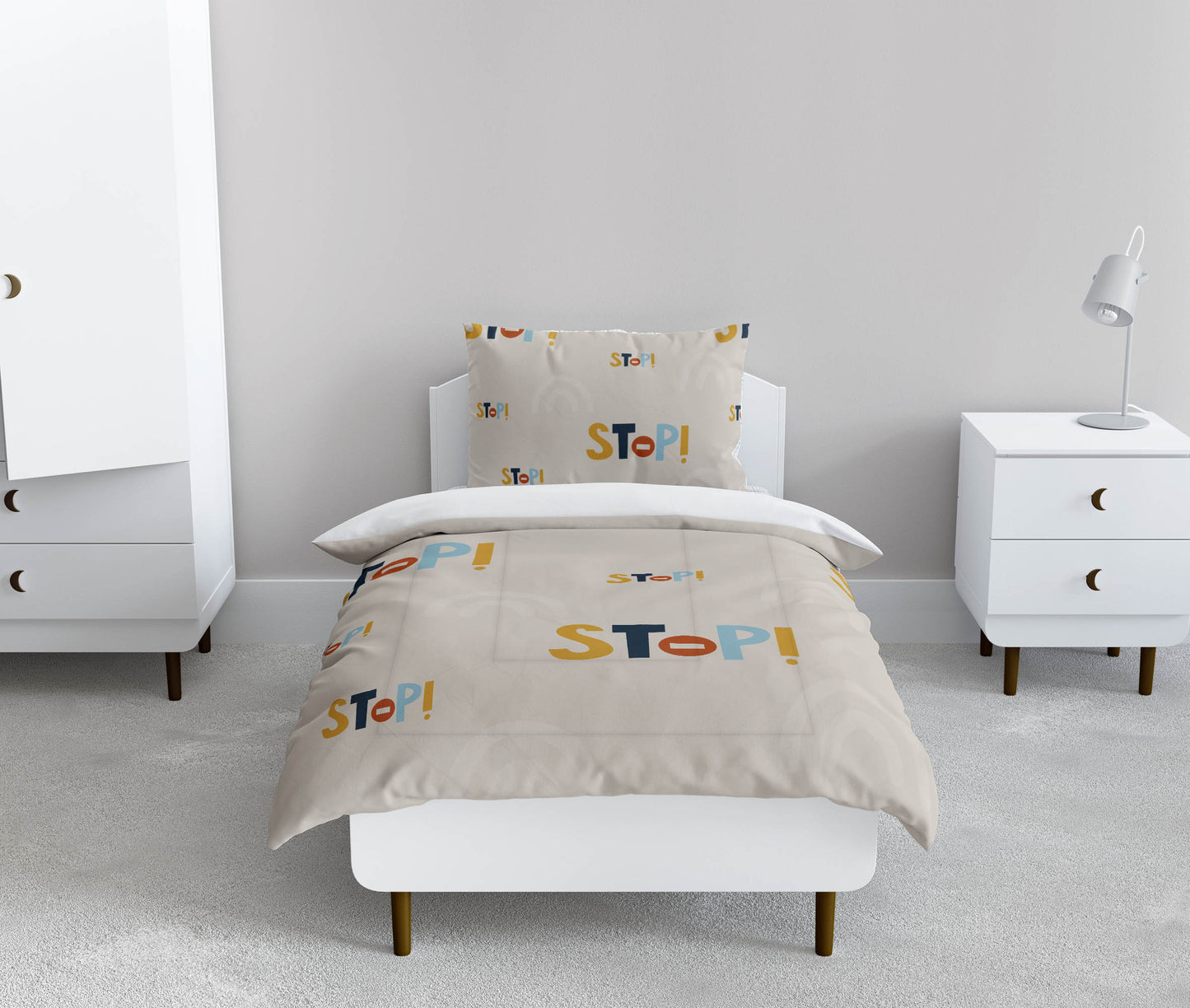 Stop Comforter Set