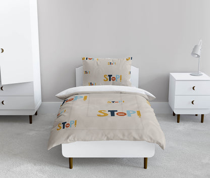 Stop Comforter Set