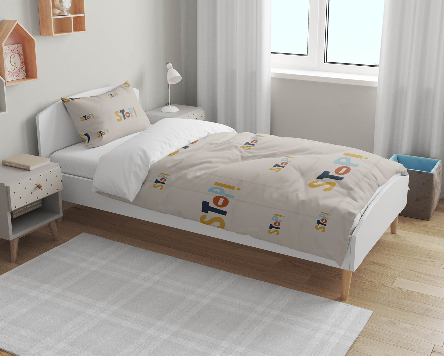 Stop Comforter Set