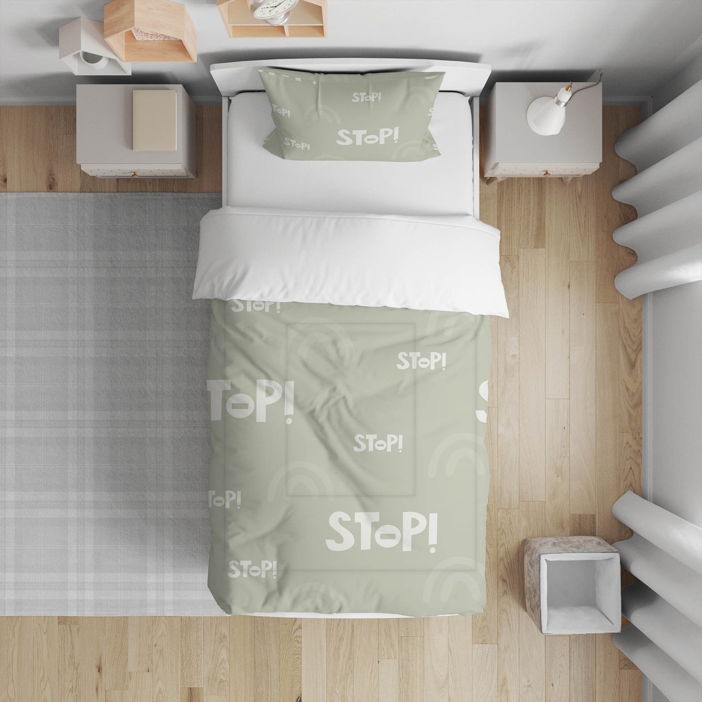 Stop Comforter Set