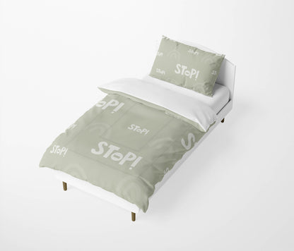 Stop Comforter Set