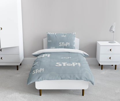 Stop Comforter Set