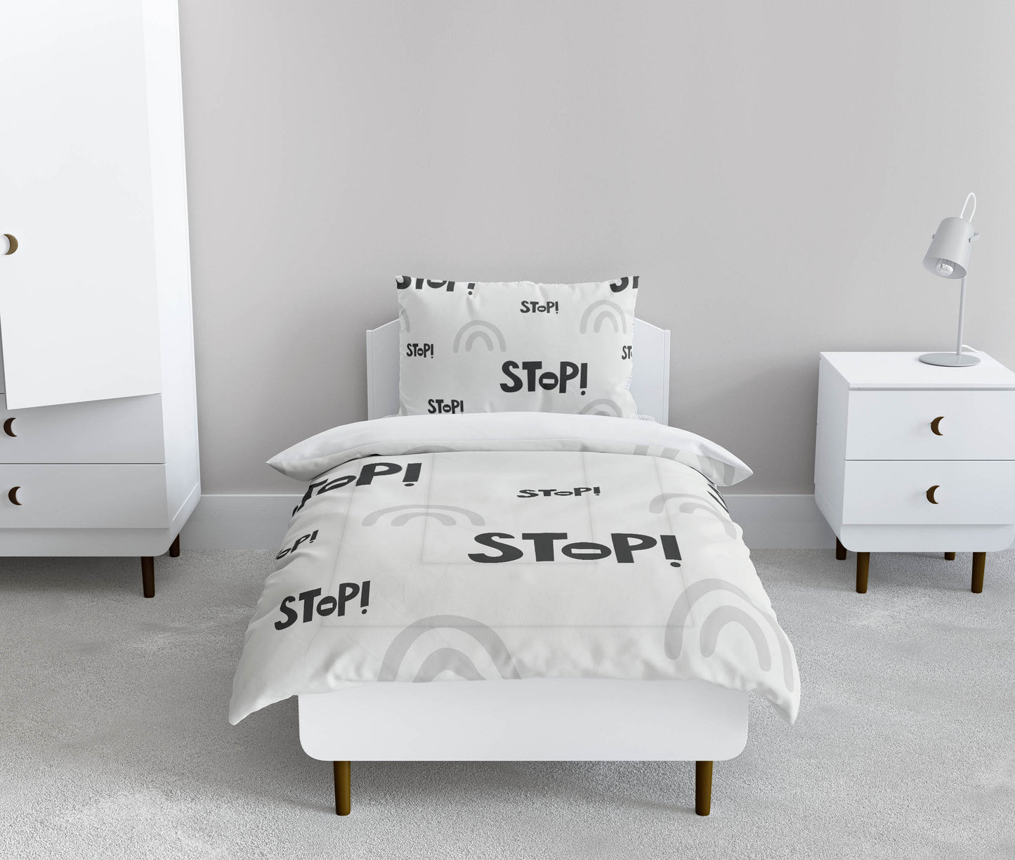 Stop Comforter Set