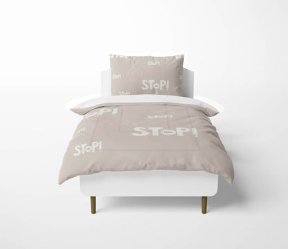 Stop Comforter Set