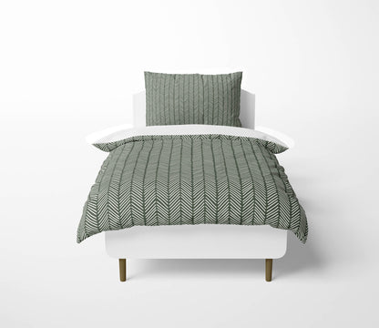 Chevron Stripe Comforter Set