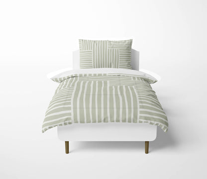 Grid Puz Comforter Set