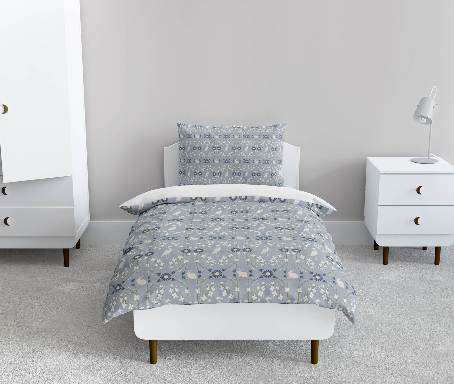 Storks & Bunnie Comforter Set