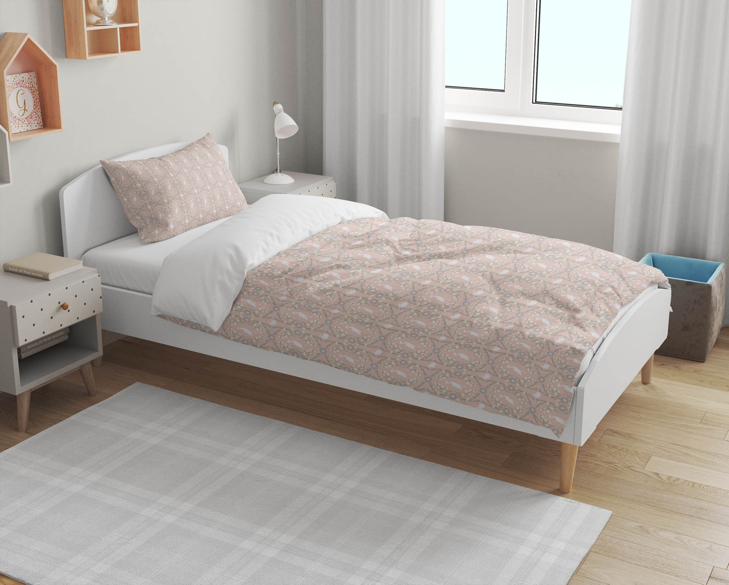 Storks & Bunnie Comforter Set