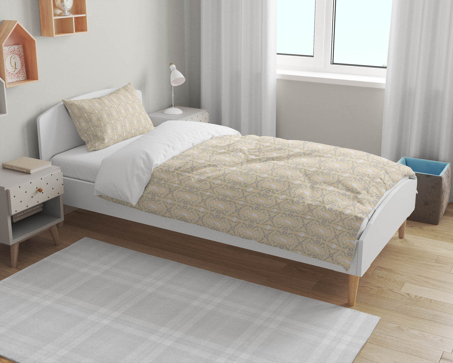Storks & Bunnie Comforter Set