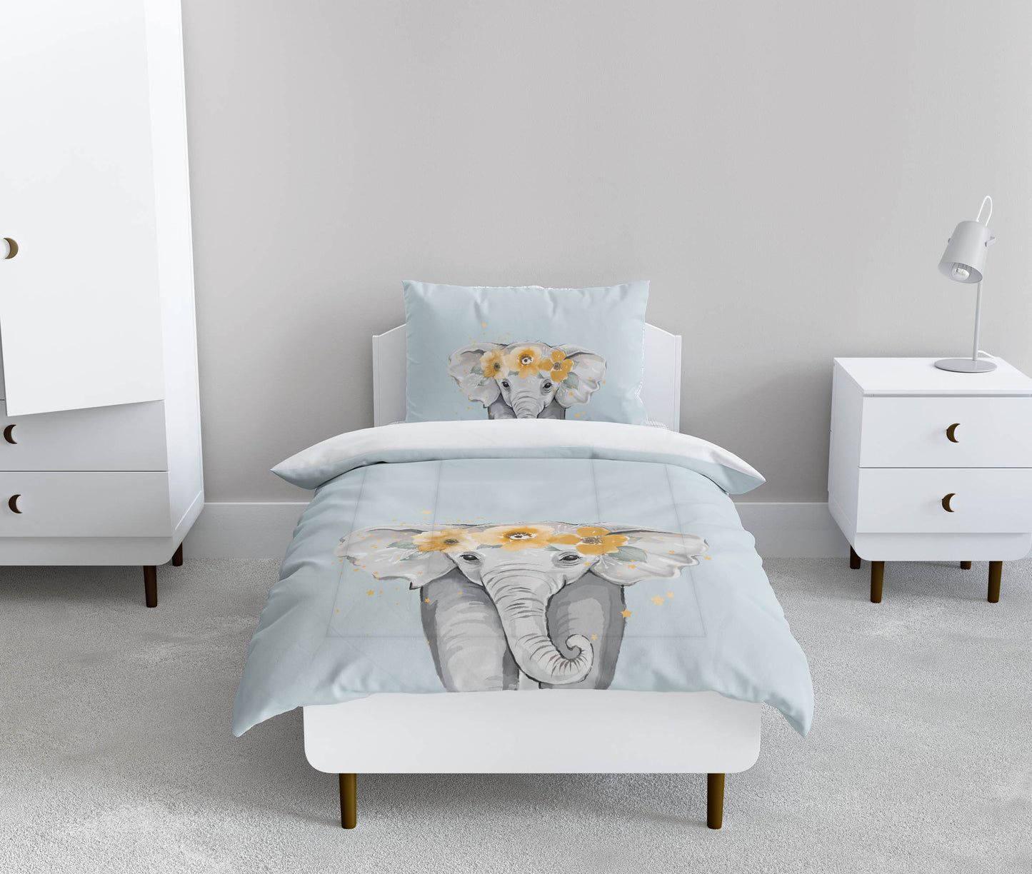 Elephant Comforter Set