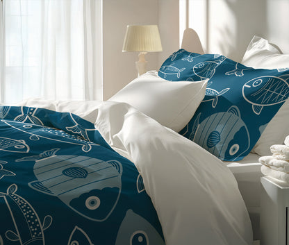 Here Fishy Fishy Fishy Comforter Set