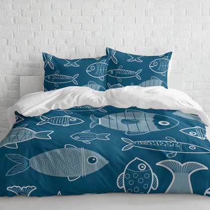 Here Fishy Fishy Fishy Comforter Set
