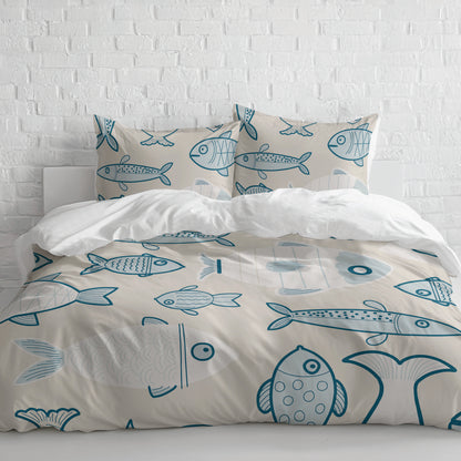 Here Fishy Fishy Fishy Comforter Set
