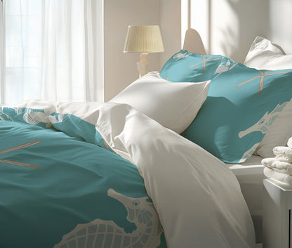 Coral & Seahorse Comforter Set