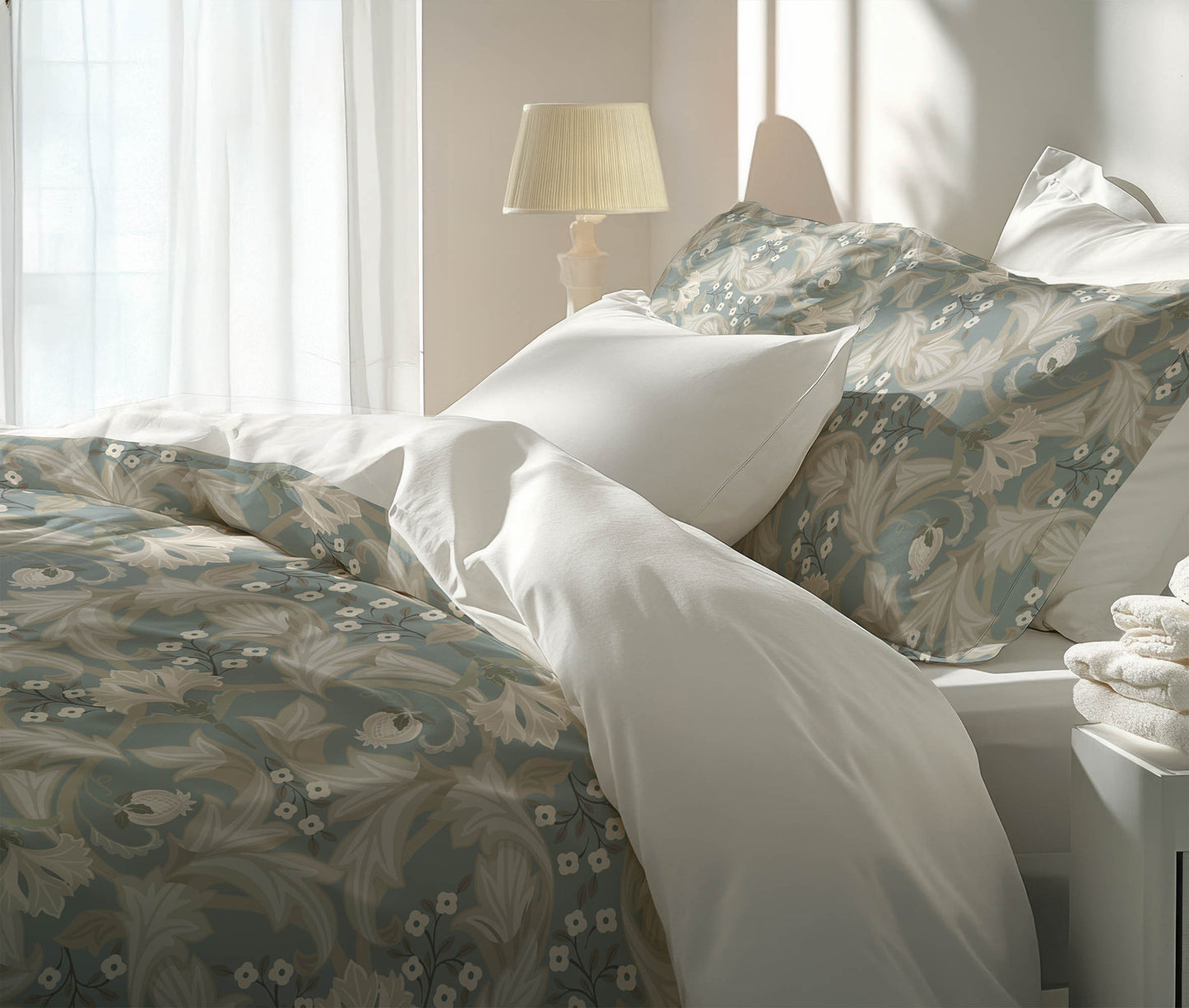 Ogee Leaf Comforter Set