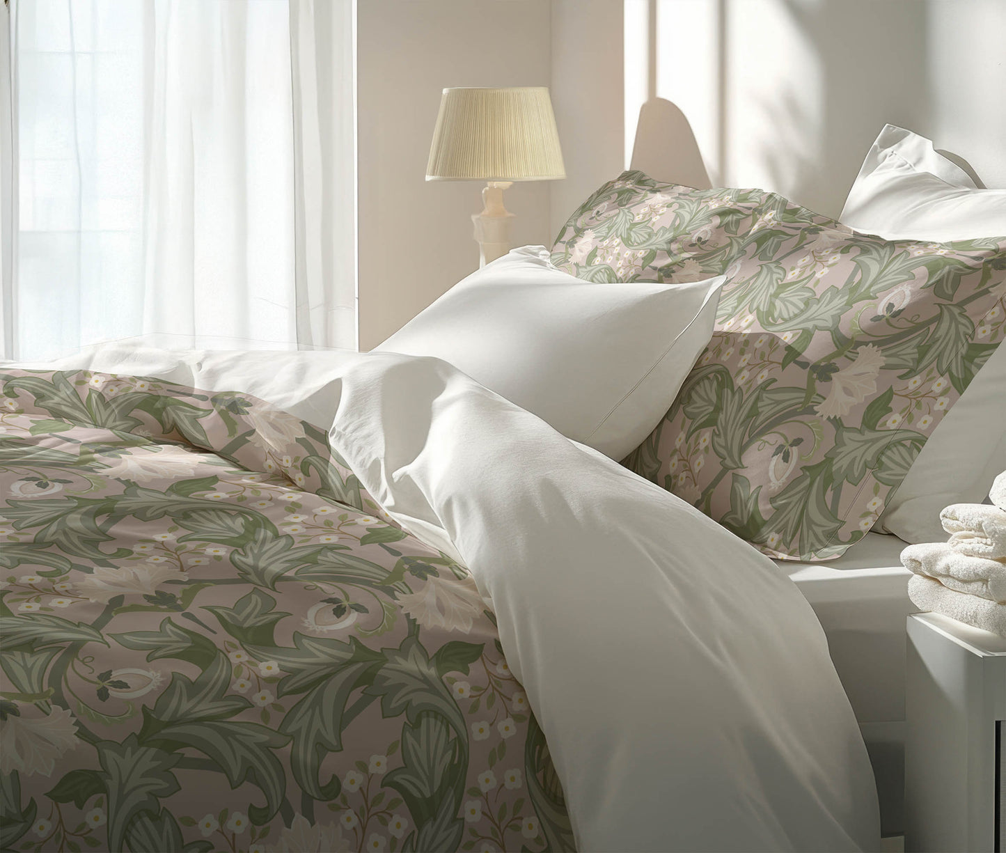 Ogee Leaf Comforter Set