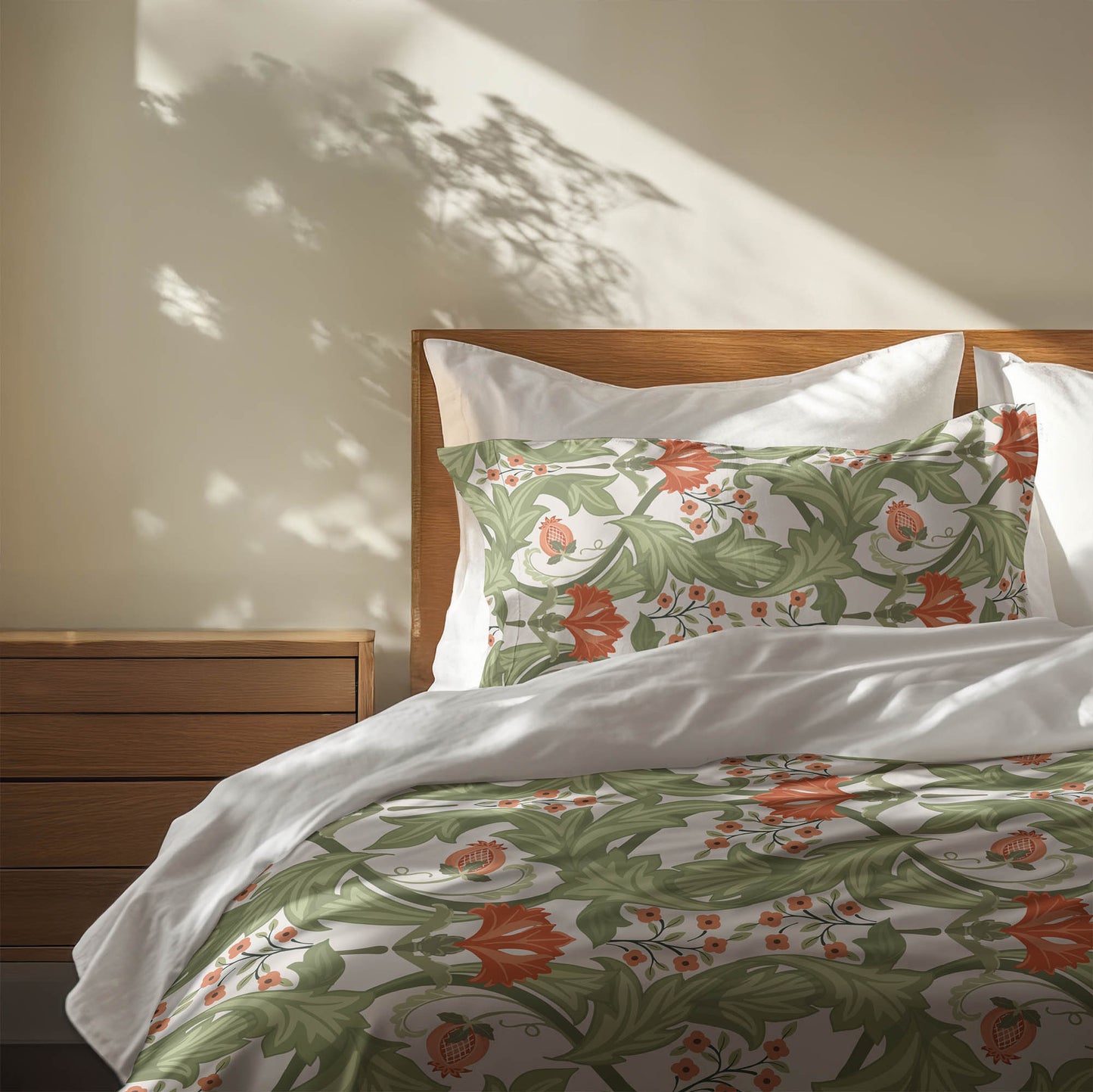 Ogee Leaf Comforter Set